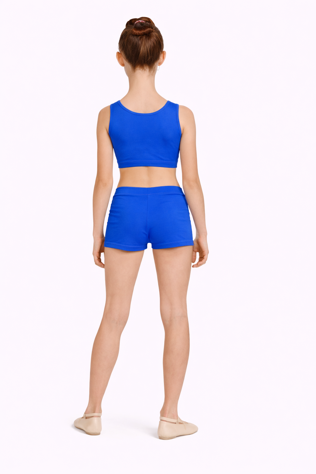 SHORT DANZA LYCRA BLU ROYAL BAMBINA